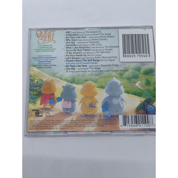 Zhu Zhu Pets Quest for Zhu Soundtrack CD (US Version, Jewel Case CD) - Picture 2 of 2